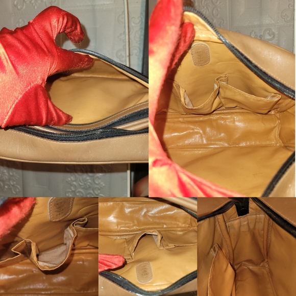 Gucci MICRO GG Canvas/Leather Black/Brown Large Rare New Clutch AUTHENTIC VINTAG - Picture 10 of 16